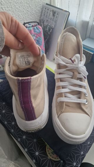 Converse Chuck Taylor Plataforma Beige