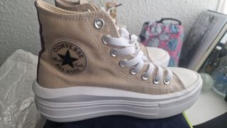Converse Chuck Taylor Plataforma Beige