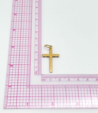 Colgante Cruz de oro 18k