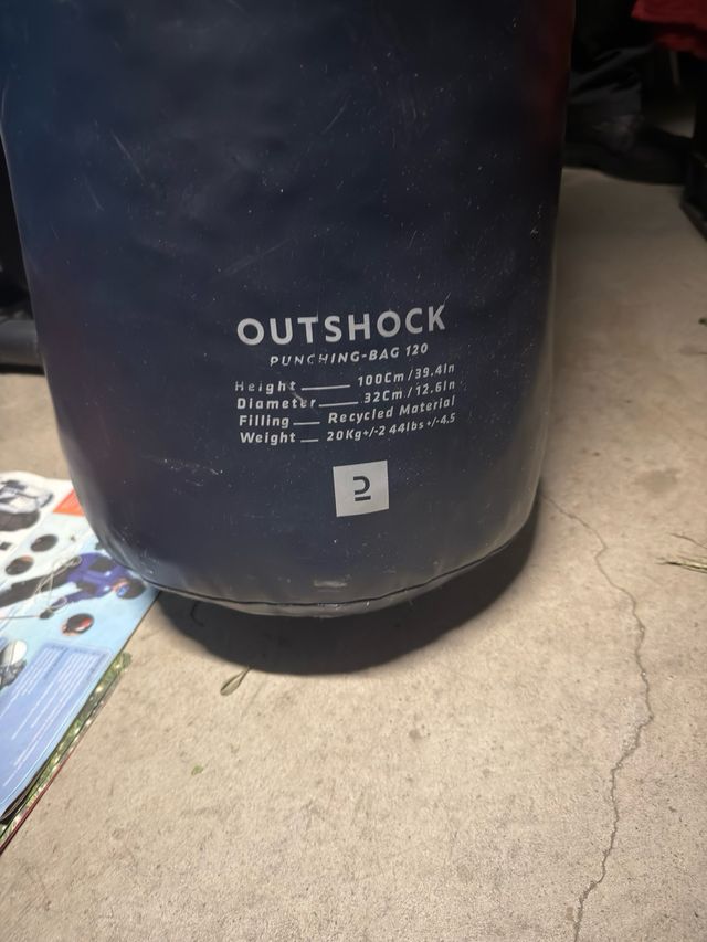 Sacco da boxe OUTSHOCK