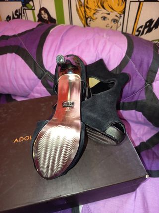 Zapatos Adolfo Dominguez Negros