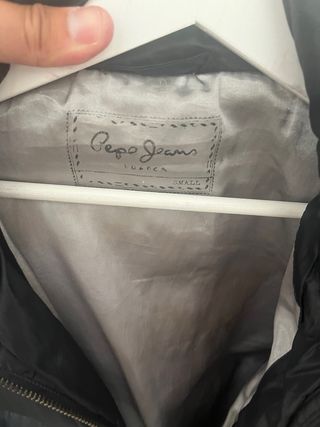 Chaquetón Pepe Jeans Talla S Negro/Gris