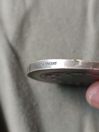 Medalla de plata republica francesa