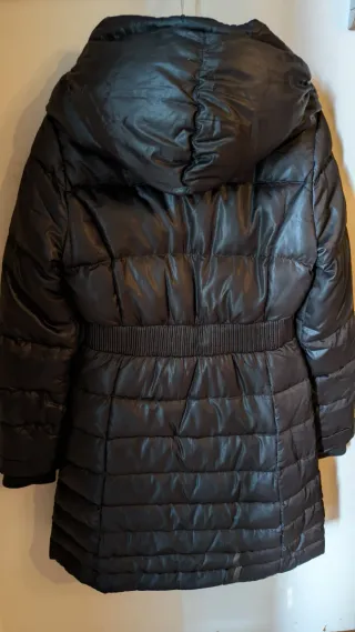 Piumino lungo Benetton nero