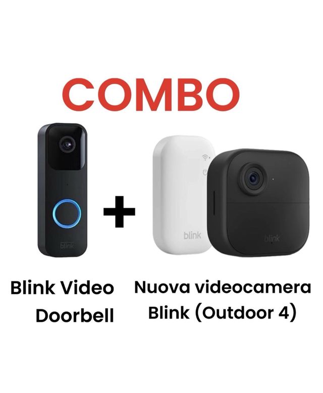 Blink Video Doorbell + Outdoor 4 Kit