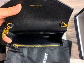 Bolso Saint Laurent Negro Piel Matelassé
