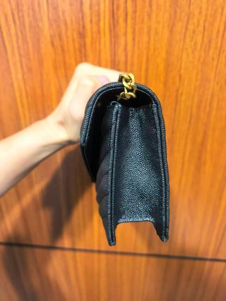 Bolso Saint Laurent Negro Piel Matelassé