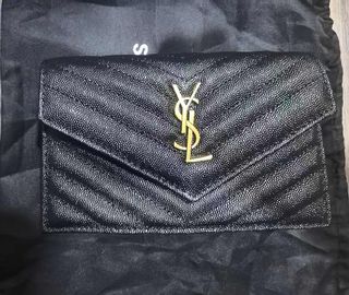 Bolso Saint Laurent Negro Piel Matelassé