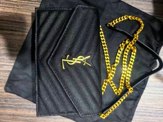 Bolso Saint Laurent Negro Piel Matelassé