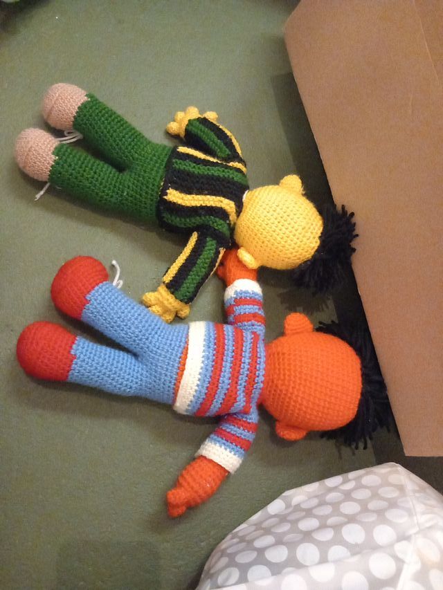 Epi y Blas Peluches Crochet