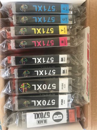 Cartuchos Tinta Canon 570XL 571XL