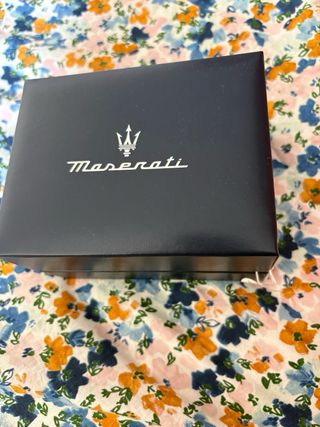 Reloj Maserati azul y Plateado