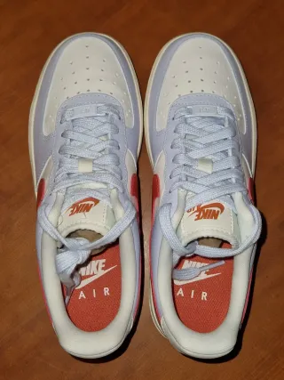 Nike air force 1 football grey/vintage coral