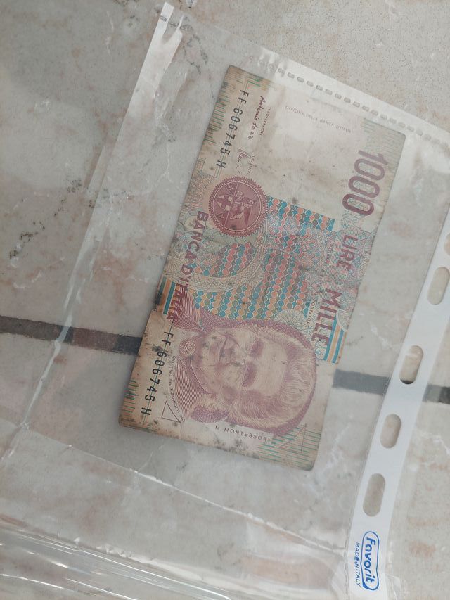 Banconota 1000 Lire Mille Banca d'Italia