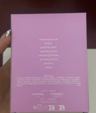 Perfume CHANCE CHANEL amarillo 100 ml