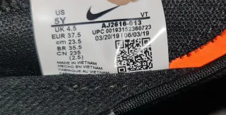 Nike Air Vapormax Talla 37.5