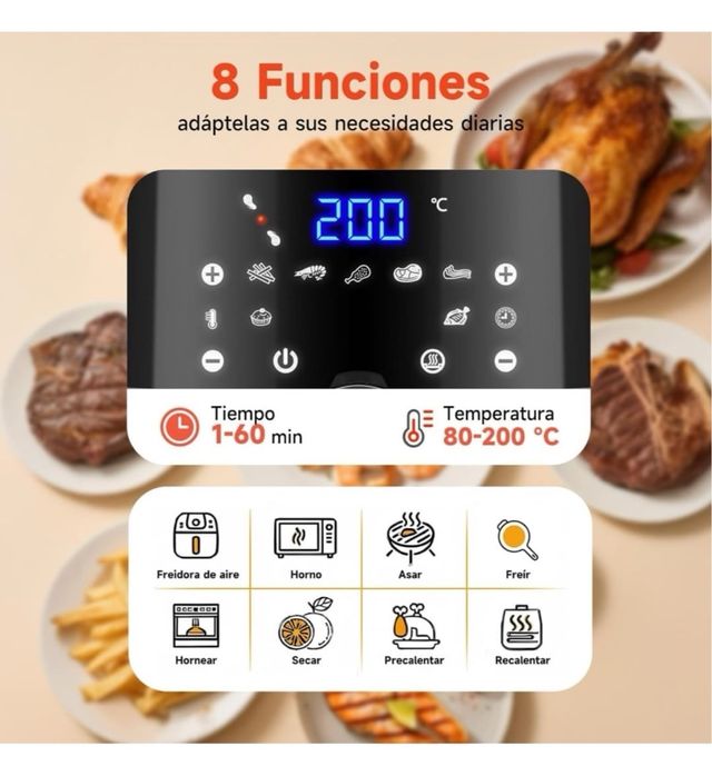 Friggitrice ad aria Aigostar XXL 7L