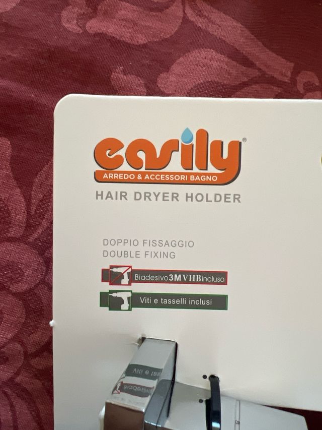 2 Porta asciugacapelli phon o piastra - NUOVI