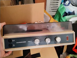 Giradischi Europhon beige/nero