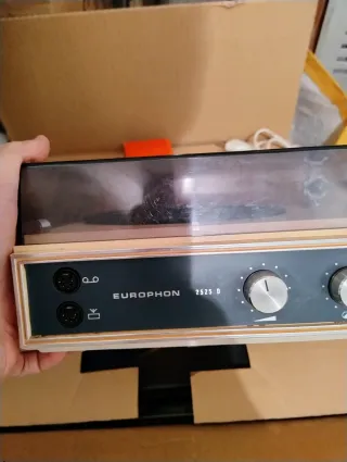 Giradischi Europhon beige/nero