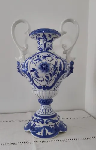 Vaso ceramica Alfa vintage anni 50