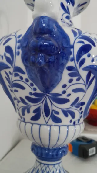Vaso ceramica Alfa vintage anni 50