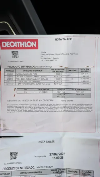 Bicicleta Clásica Razesa