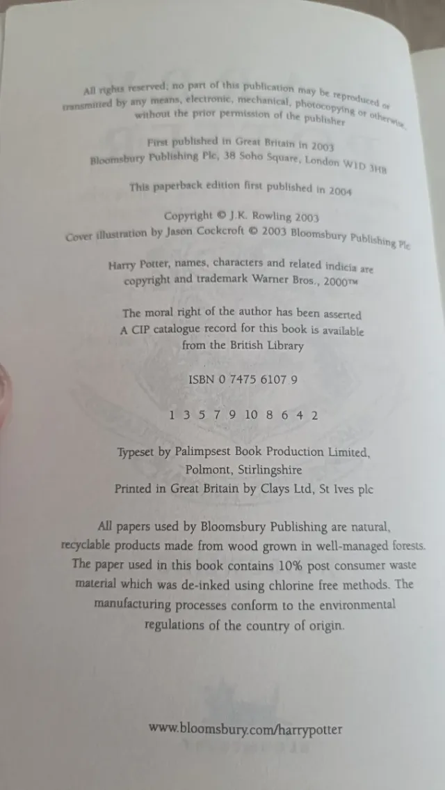 Saga Completa de HARRY POTTER de J.K. ROWLING