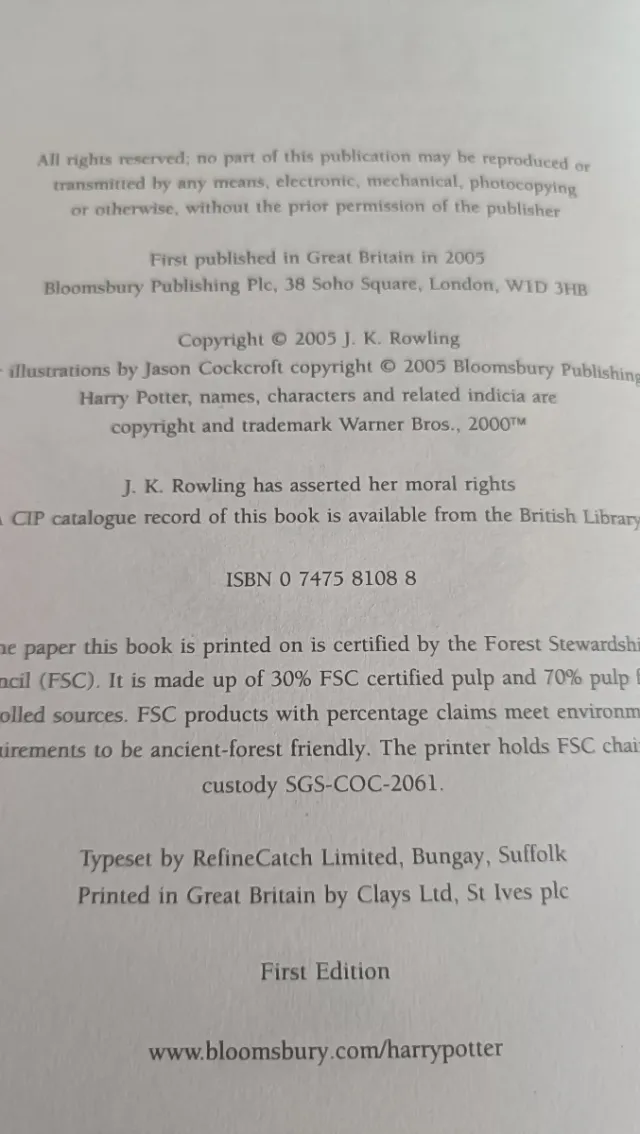 Saga Completa de HARRY POTTER de J.K. ROWLING