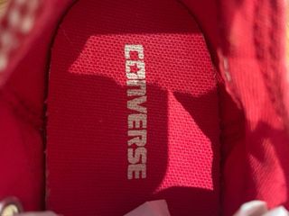 Zapatillas Converse Mujer Cuadros Rojo