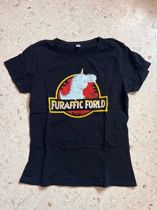 Camiseta Pampling Furaffic Forld T-Rex Unicornio