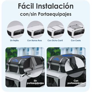 Cofre de techo flexible para coche