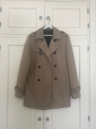 Chaquetón Zara Hombre Talla L Beige
