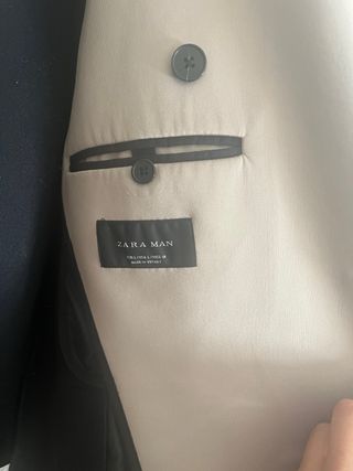 Chaquetón Zara Hombre Talla L Beige
