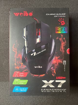 Ratón Gaming Weibo X7 RGB Óptico