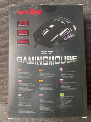Ratón Gaming Weibo X7 RGB Óptico