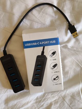 Hub USB Con 4 Puertos USB 2.0