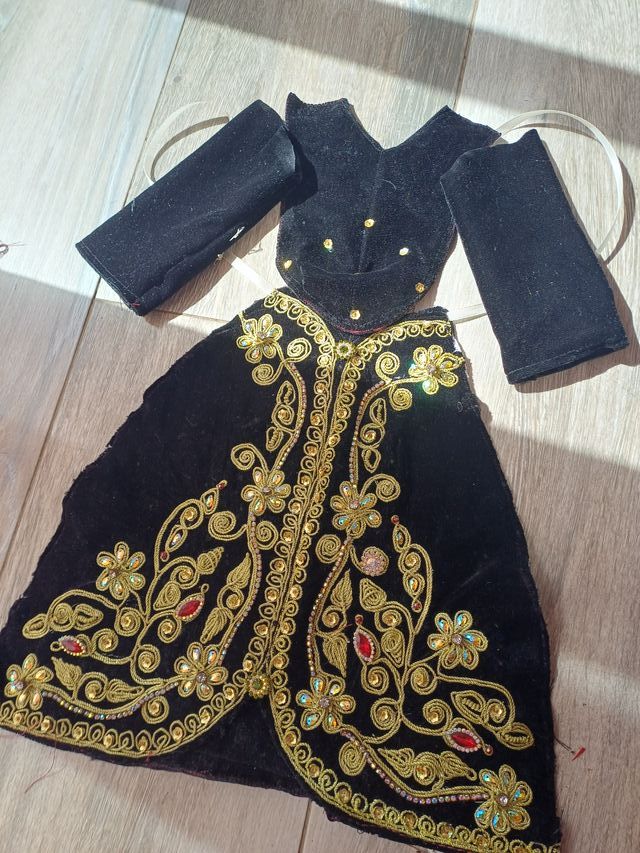 Saya bordada para virgen 50 cm