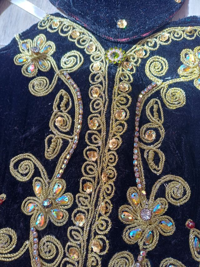 Saya bordada para virgen 50 cm