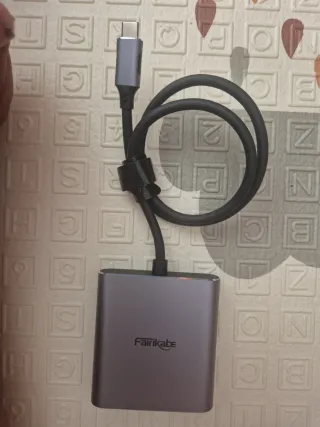 Adaptador USB-C a HDMI doble 4K 60Hz portátil