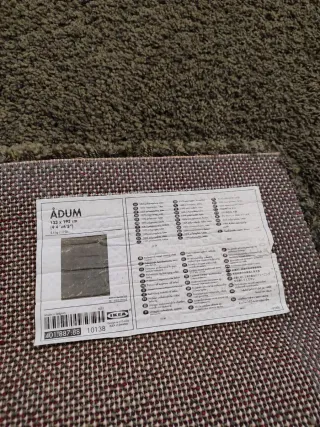 Alfombra Ikea Adum Verde
