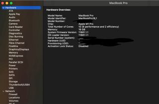 MacBook Pro 16 M1 Pro US Keyboard