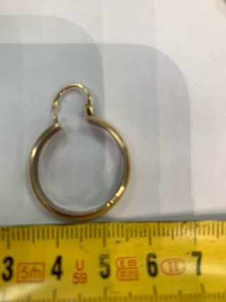 Argollas oro 18k 