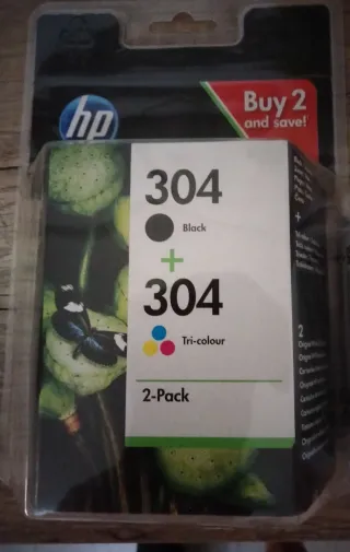 Pack Ahorro HP 304 Negro + Tricolor
