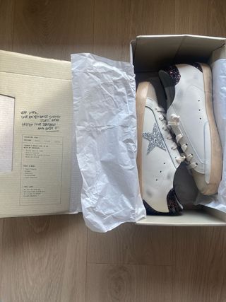 Golden Goose Sneakers Argento/Bianco