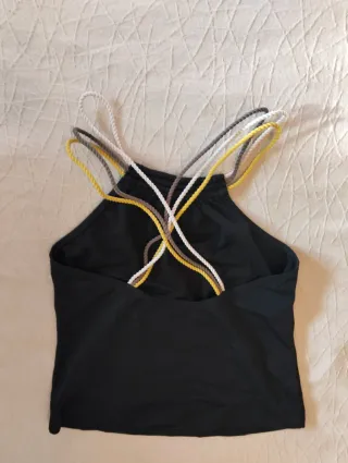 Camiseta sin mangas negra