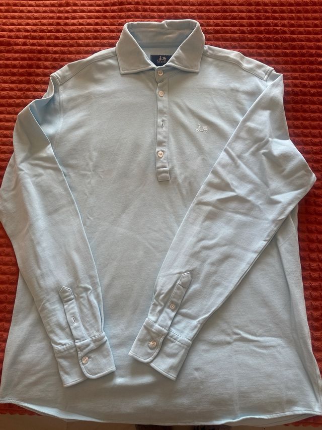 Polo Scotia Caballero Azul Talla L