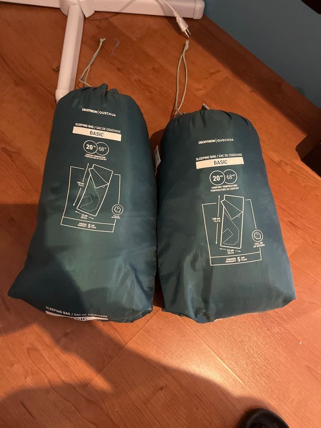 2 Sacos de Dormir Decathlon Quechua Basic