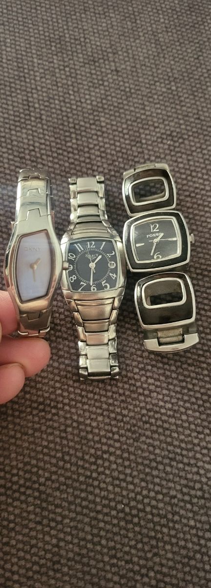 Lote 3 Relojes: DKNY, Select, Fossil