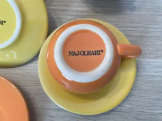 Servizio The Caffè Naj Oleari Teiera Piattini Tazz